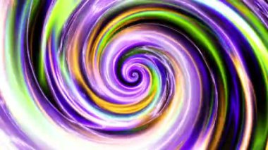 Devamlı dönen fütüristik spiral. Kusursuz döngü görüntüsü. Soyut sarmal.
