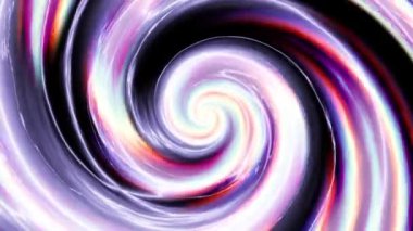 Devamlı dönen fütüristik spiral. Kusursuz döngü görüntüsü. Soyut sarmal.