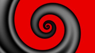 Devamlı dönen fütüristik spiral. Kusursuz döngü görüntüsü. Soyut sarmal.
