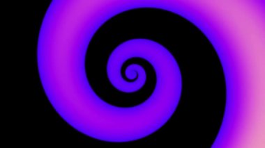 Devamlı dönen fütüristik spiral. Kusursuz döngü görüntüsü. Soyut sarmal.