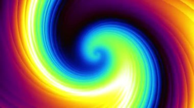 Devamlı dönen fütüristik spiral. Kusursuz döngü görüntüsü. Soyut sarmal.