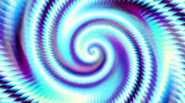 Devamlı dönen fütüristik spiral. Kusursuz döngü görüntüsü. Soyut sarmal.