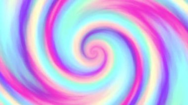 Devamlı dönen fütüristik spiral. Kusursuz döngü görüntüsü. Soyut sarmal.