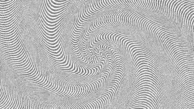 Devamlı dönen fütüristik spiral. Kusursuz döngü görüntüsü. Soyut sarmal.