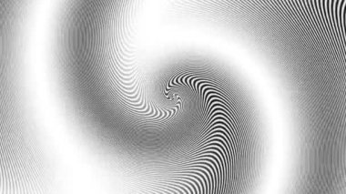 Devamlı dönen fütüristik spiral. Kusursuz döngü görüntüsü. Soyut sarmal.