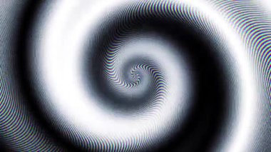 Devamlı dönen fütüristik spiral. Kusursuz döngü görüntüsü. Soyut sarmal.