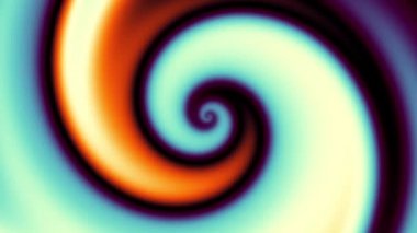 Devamlı dönen fütüristik spiral. Kusursuz döngü görüntüsü. Soyut sarmal.