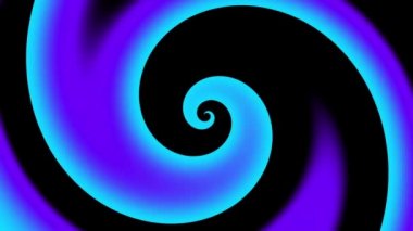 Devamlı dönen fütüristik spiral. Kusursuz döngü görüntüsü. Soyut sarmal.
