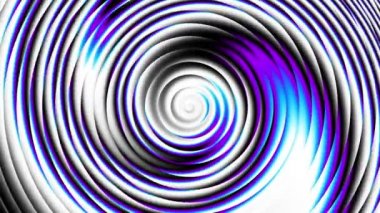 Devamlı dönen fütüristik spiral. Kusursuz döngü görüntüsü. Soyut sarmal.