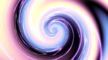 Devamlı dönen fütüristik spiral. Kusursuz döngü görüntüsü. Soyut sarmal.