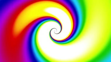 Devamlı dönen fütüristik spiral. Kusursuz döngü görüntüsü. Soyut sarmal.