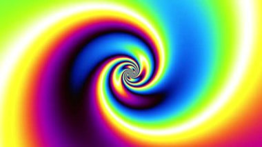 Devamlı dönen fütüristik spiral. Kusursuz döngü görüntüsü. Soyut sarmal.