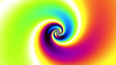 Devamlı dönen fütüristik spiral. Kusursuz döngü görüntüsü. Soyut sarmal.