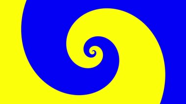 Devamlı dönen fütüristik spiral. Kusursuz döngü görüntüsü. Soyut sarmal.