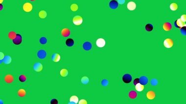Yeşil ekran arka plan üzerinde Psychedelic animasyonlu arka plan. Soyut kavisli şekilleri dönüştürün. Döngü görüntüleri.