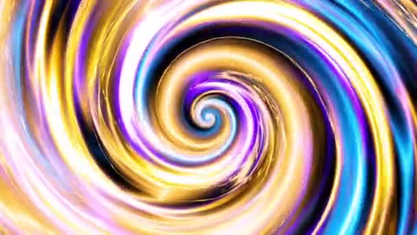 Spirale Futuristica Rotazione Infinita Filmati Loop Senza Soluzione Continuità Elica — Video Stock