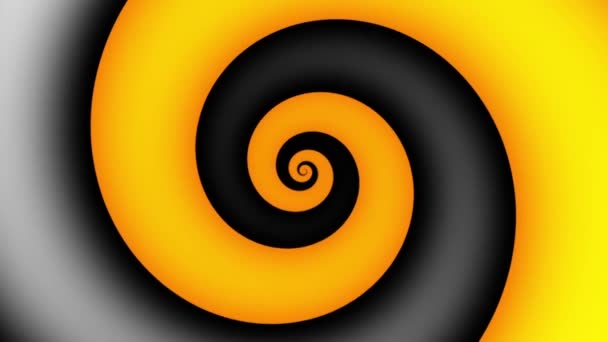 Нескінченне Обертання Футуристичного Спіралі Безшовні Циклічні Кадри Абстрактна Спіраль — стокове відео