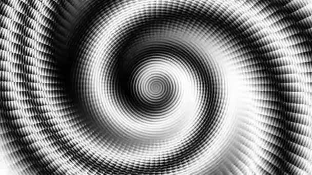 Spirale Futuristica Rotazione Infinita Filmati Loop Senza Soluzione Continuità Elica — Video Stock