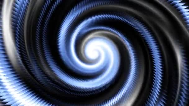 Spirale Futuristica Rotazione Infinita Filmati Loop Senza Soluzione Continuità Elica — Video Stock