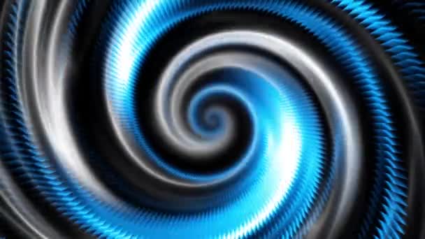 Spirale Futuristica Rotazione Infinita Filmati Loop Senza Soluzione Continuità Elica — Video Stock