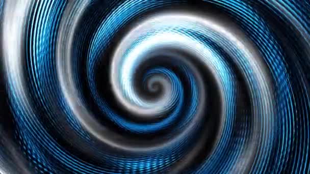 Eindeloos Draaiende Futuristische Spiraal Naadloze Looping Beelden Abstracte Helix — Stockvideo