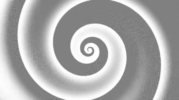 Devamlı Dönen Fütüristik Spiral Kusursuz Döngü Görüntüsü Soyut Sarmal — Stok video