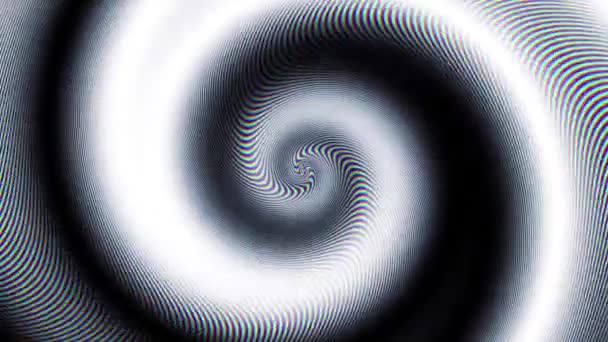 Spirale Futuristica Rotazione Infinita Filmati Loop Senza Soluzione Continuità Elica — Video Stock