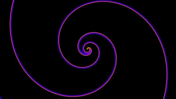 Endless Spinning Futuristic Spiral Seamless Looping Footage Abstract Helix — Stock Video