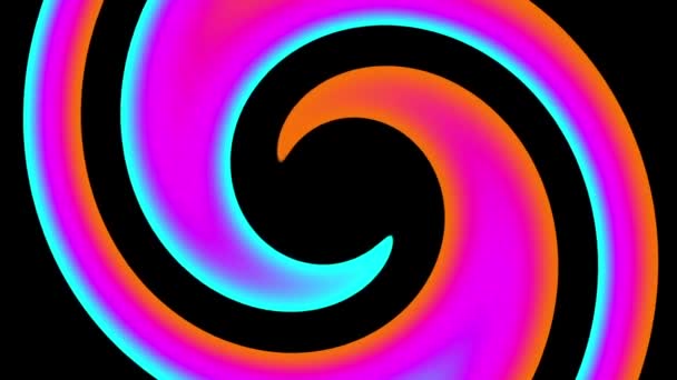 Spirala Futuristă Fără Sfârşit Imagini Fără Sudură Din Buclă Helix — Videoclip de stoc