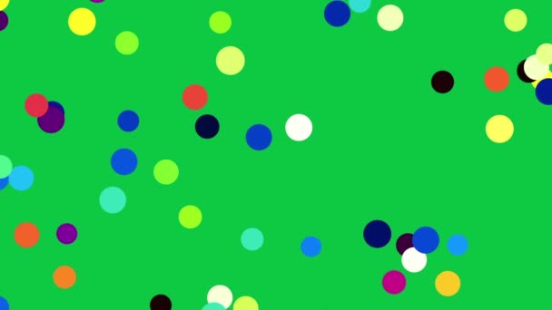 Психоделический Анимационный Фон Фоне Зеленого Экрана Преобразование Абстрактных Изогнутых Форм — стоковое видео