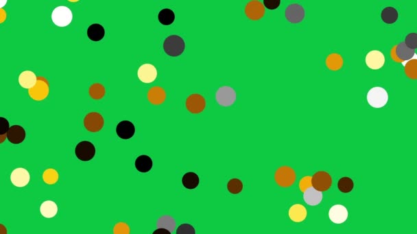 Психоделічний Анімований Фон Фоні Зеленого Екрану Перетворити Абстрактні Вигнуті Фігури — стокове відео