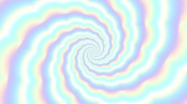 Devamlı dönen fütüristik spiral. Kusursuz döngü görüntüsü. Soyut sarmal.