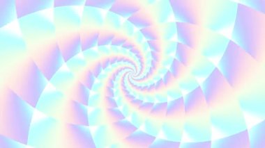 Devamlı dönen fütüristik spiral. Kusursuz döngü görüntüsü. Soyut sarmal.