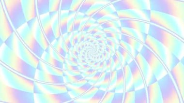 Devamlı dönen fütüristik spiral. Kusursuz döngü görüntüsü. Soyut sarmal.