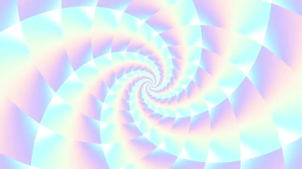 Endless Spinning Futuristic Spiral Seamless Looping Footage Abstract Helix — Stock Video