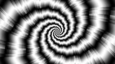 Devamlı dönen fütüristik spiral. Kusursuz döngü görüntüsü. Soyut sarmal.