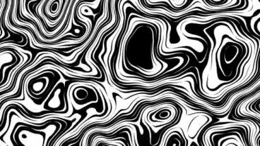 Rastgele dalgalı dokuyu hareket ettiriyorum. Psychedelic animasyonlu arka plan. Döngü görüntüleri.