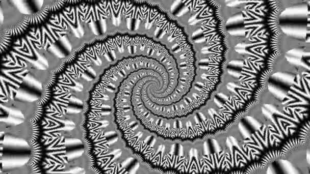 Spirale Futuristica Rotazione Infinita Filmati Loop Senza Soluzione Continuità Elica — Video Stock