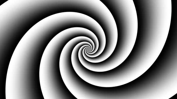 Spirale Futuristica Rotazione Infinita Filmati Loop Senza Soluzione Continuità Elica — Video Stock