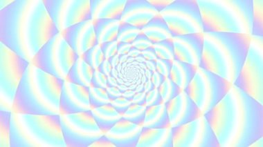 Devamlı dönen fütüristik spiral. Kusursuz döngü görüntüsü. Soyut sarmal.