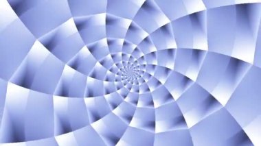 Devamlı dönen fütüristik spiral. Kusursuz döngü görüntüsü. Soyut sarmal.