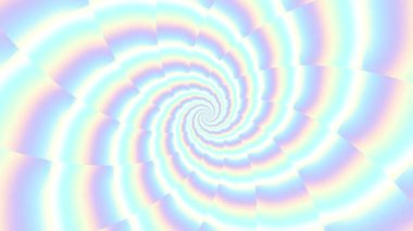 Devamlı dönen fütüristik spiral. Kusursuz döngü görüntüsü. Soyut sarmal.