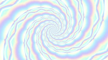 Devamlı dönen fütüristik spiral. Kusursuz döngü görüntüsü. Soyut sarmal.