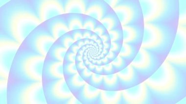 Devamlı dönen fütüristik spiral. Kusursuz döngü görüntüsü. Soyut sarmal.