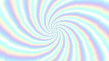 Devamlı dönen fütüristik spiral. Kusursuz döngü görüntüsü. Soyut sarmal.