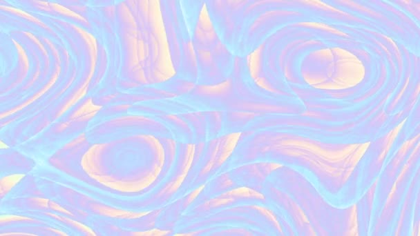 Движущаяся Случайная Волнистая Текстура Психоделический Анимированный Фон Циклические Кадры — стоковое видео