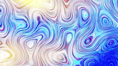Rastgele dalgalı dokuyu hareket ettiriyorum. Psychedelic animasyonlu arka plan. Döngü görüntüleri.