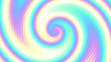 Devamlı dönen fütüristik spiral. Kusursuz döngü görüntüsü. Soyut sarmal.