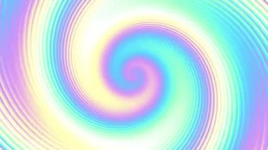 Devamlı dönen fütüristik spiral. Kusursuz döngü görüntüsü. Soyut sarmal.