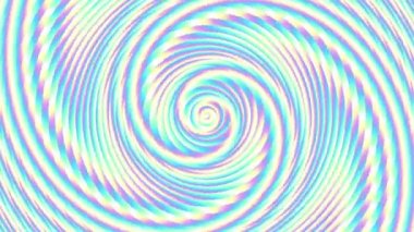 Devamlı dönen fütüristik spiral. Kusursuz döngü görüntüsü. Soyut sarmal.